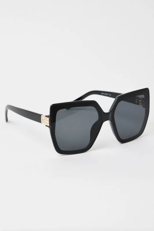 Grey Oversized Square Sunglasses sold by Ally Fashion