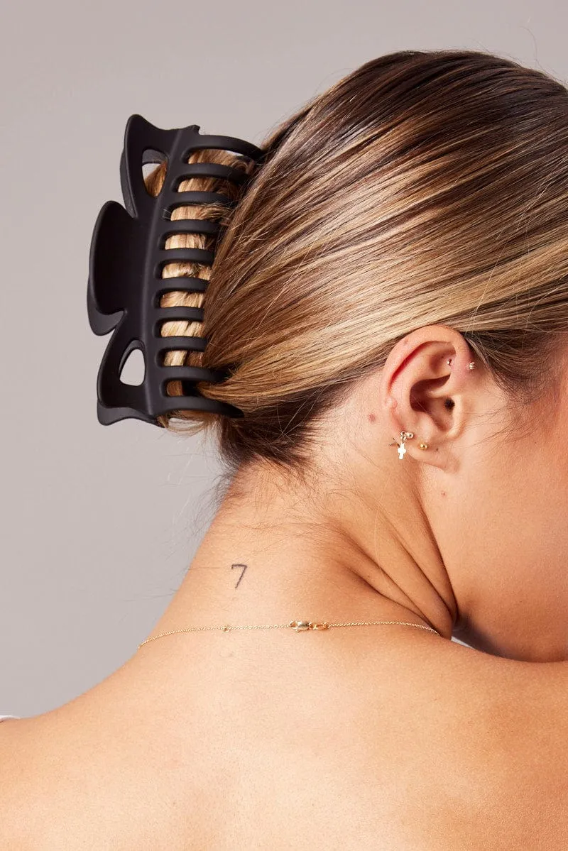 Black Large Claw Clip sold by Ally Fashion