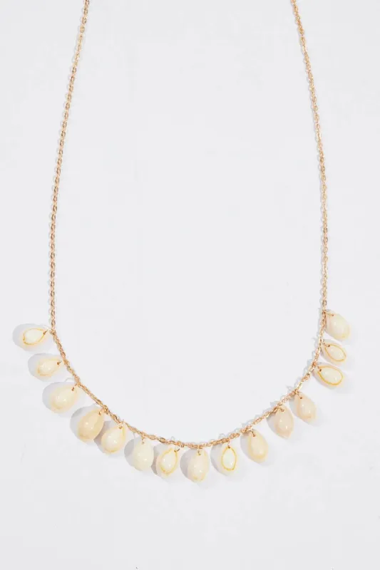 White Shell Pendent Belly Chain sold by Ally Fashion