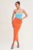 Blue Bandeau Top sold by Ally Fashion