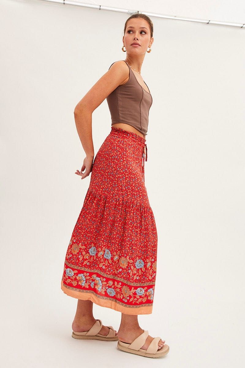 Yellow Boho Maxi Skirt sold by Ally Fashion product image thumbnail 4