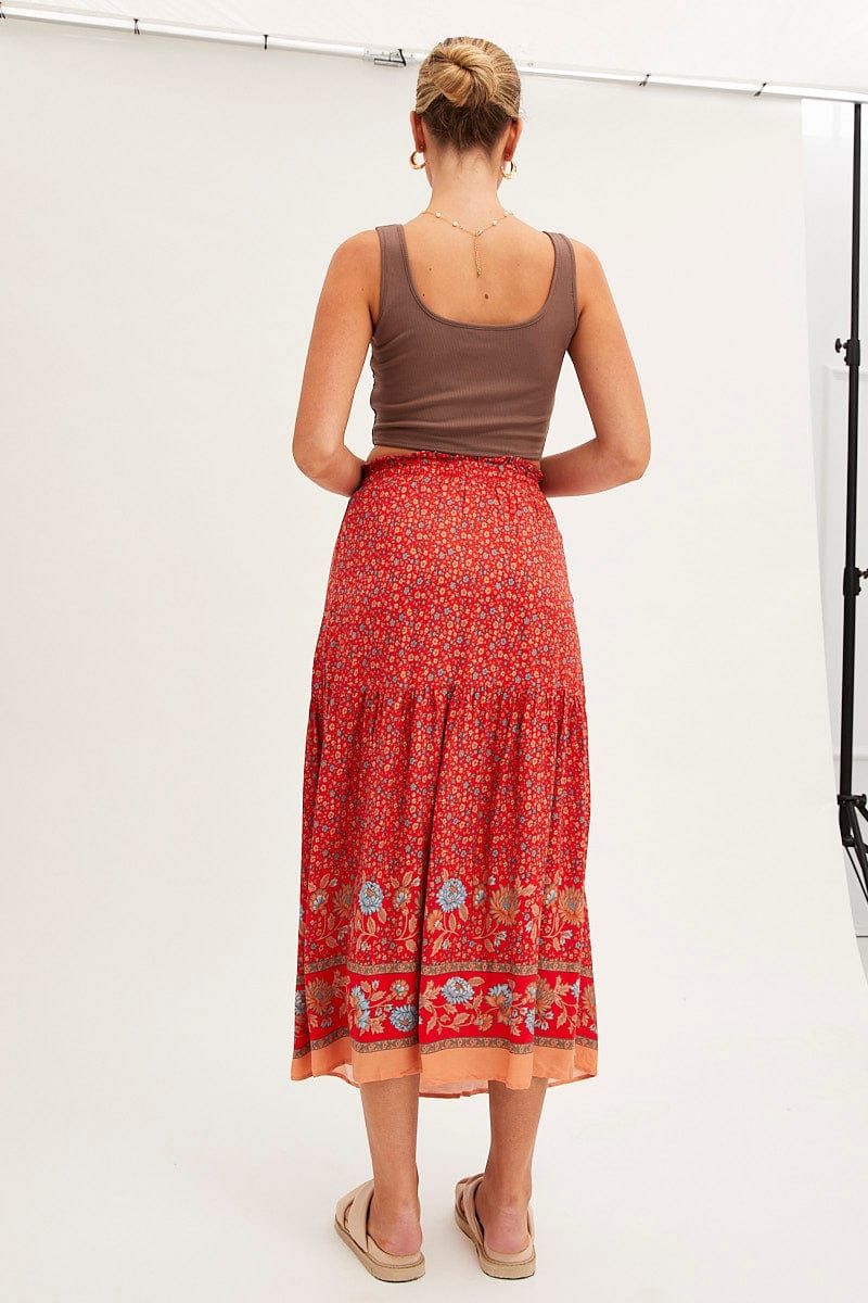Yellow Boho Maxi Skirt sold by Ally Fashion product image thumbnail 5