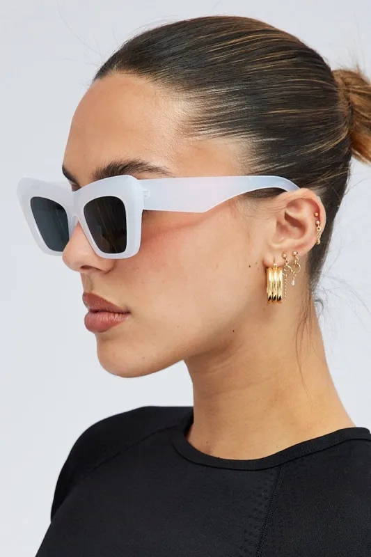 White Fashion Sunglasses sold by Ally Fashion