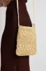 White Straw Crochet Bag sold by Ally Fashion