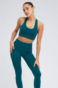 Green Seamless Tank Top And Legging sold by Ally Fashion