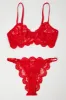 Red Lace Lingerie Set sold by Ally Fashion