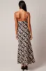 Black Abstract Maxi Dress Strappy sold by Ally Fashion