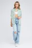 Green Abstract Shirt Short Sleeve sold by Ally Fashion