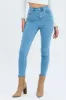Denim Skinny Denim Jeans Mid Rise sold by Ally Fashion