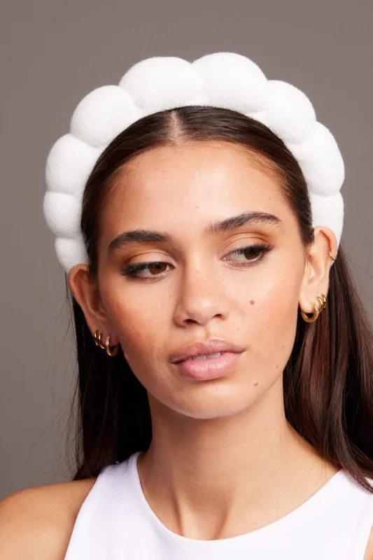 White Bubble Beauty Headband sold by Ally Fashion