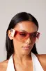 Pink Wrap Visor Sunglasses sold by Ally Fashion