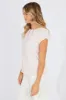 Pink Top Cap Sleeve Pleat Detail Workwear sold by Ally Fashion