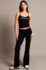 Black Graphic Singlet Rib sold by Ally Fashion