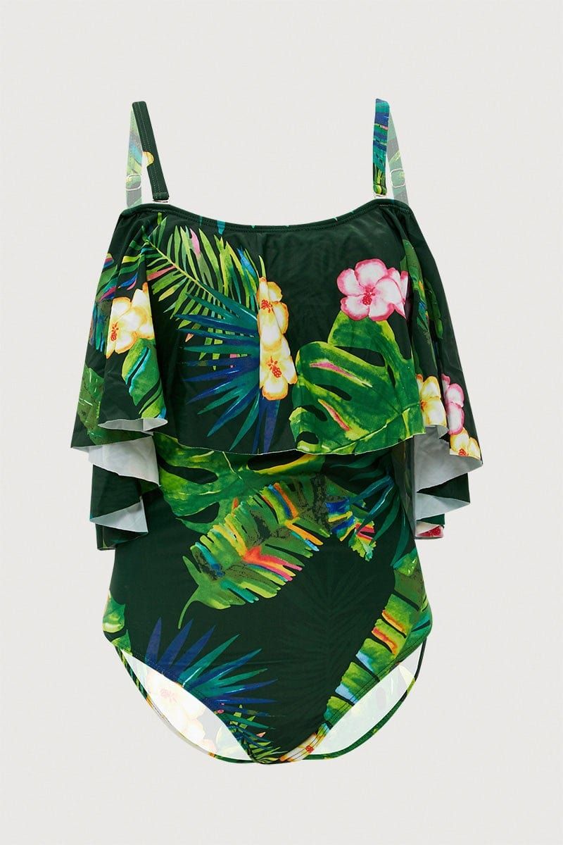 Print Tropical One Piece Swimsuit sold by Ally Fashion