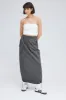 Grey Parachute Skirt Maxi sold by Ally Fashion