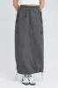 Grey Parachute Skirt Maxi sold by Ally Fashion