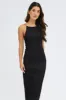 Black Maxi Dress Sleeveless Bodycon sold by Ally Fashion
