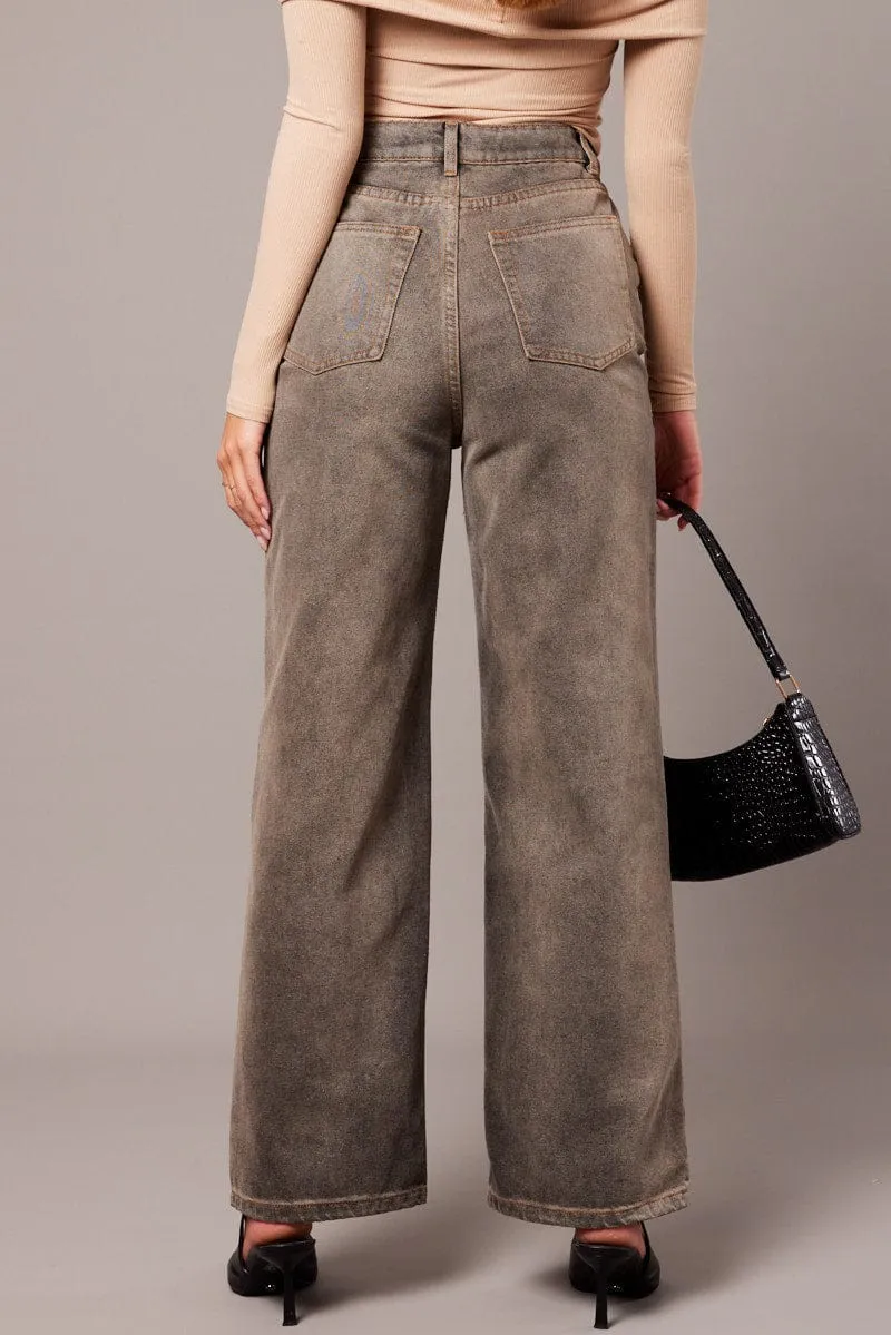 Denim Wide Leg Jean Mid Rise sold by Ally Fashion product image thumbnail 5