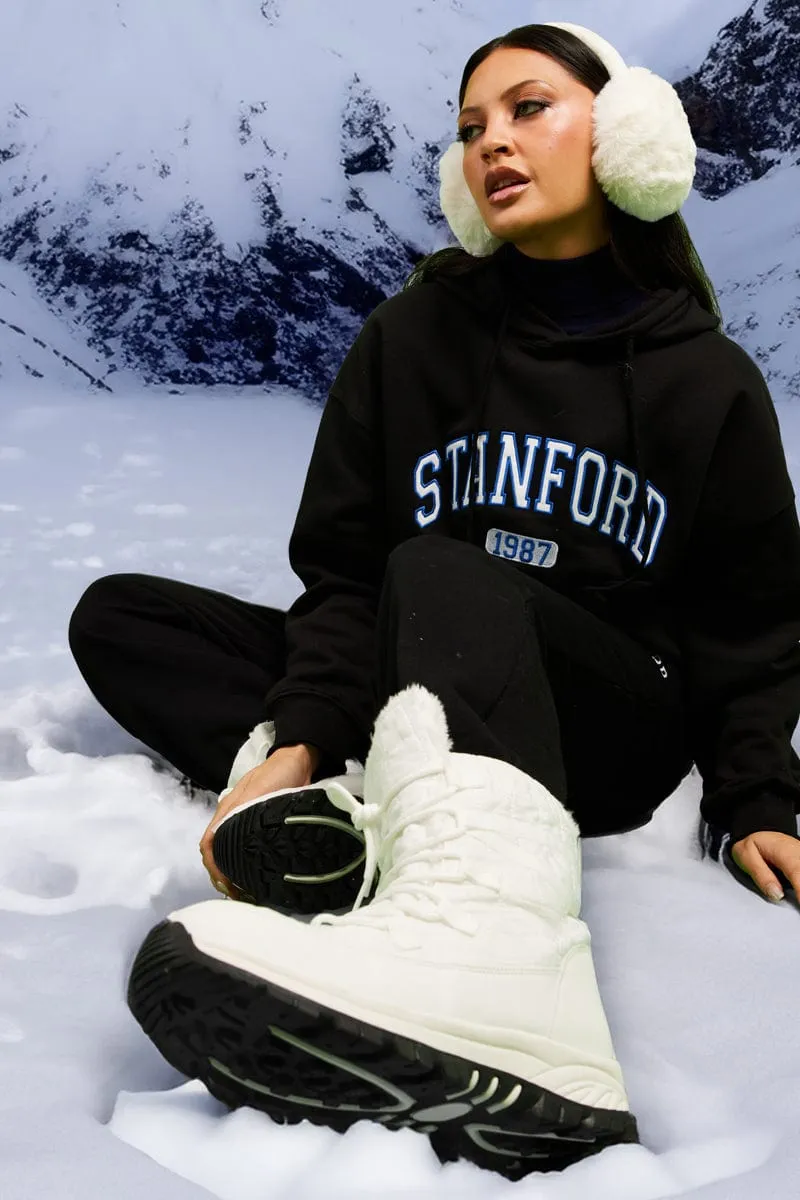 White Snow Boots sold by Ally Fashion