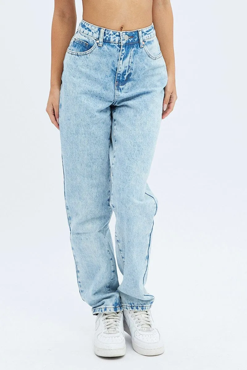 Denim Mom Denim Jeans High Rise sold by Ally Fashion product image thumbnail 2