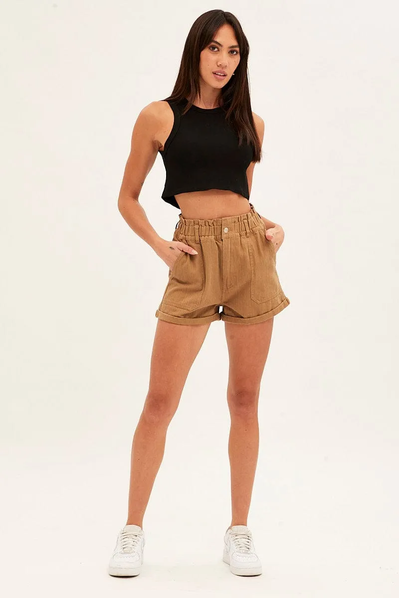 Black Tank Top Sleeveless Crew Neck sold by Ally Fashion product image thumbnail 2