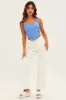 White Carpenter Cargo Pocket Jeans sold by Ally Fashion