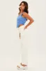 White Carpenter Cargo Pocket Jeans sold by Ally Fashion