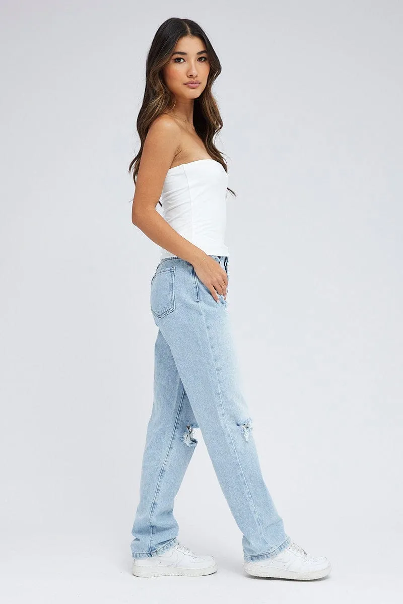 Denim Dad Jean High Rise sold by Ally Fashion product image thumbnail 4
