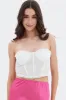 White Mesh Corset Top Lingerie sold by Ally Fashion