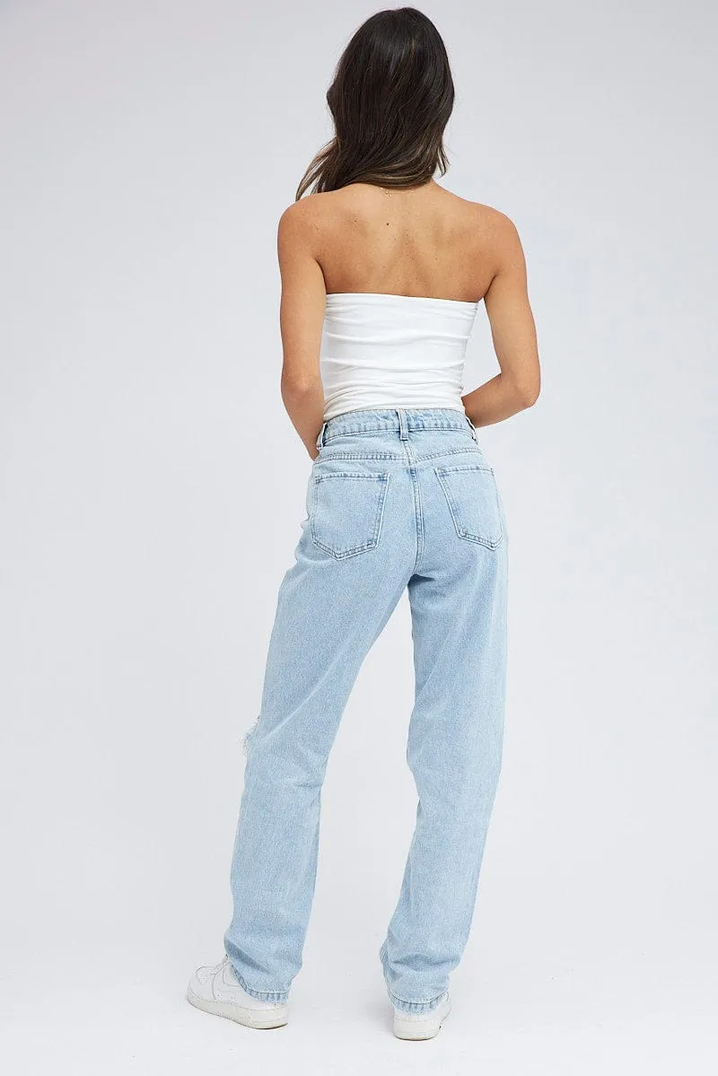 Denim Dad Jean High Rise sold by Ally Fashion product image thumbnail 5