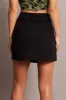 Black Mini Skirt Mid Rise sold by Ally Fashion