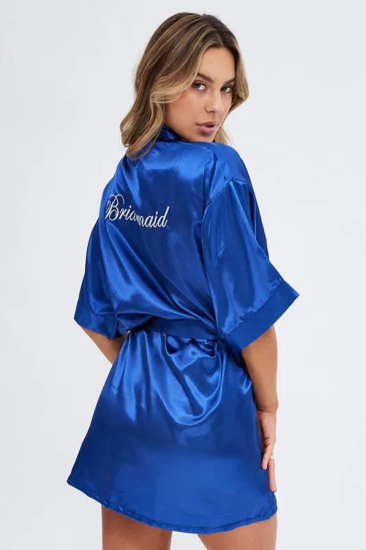 Blue Bodycon Midi Dress Round Neck Knit sold by Ally Fashion