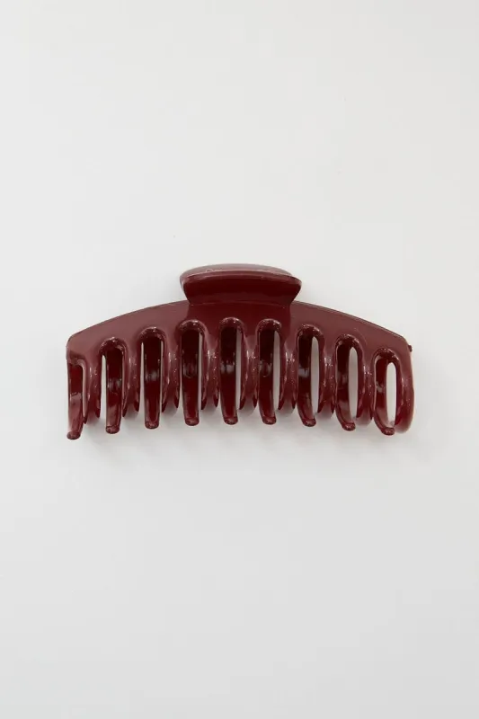 Red Classic Hair Claw Clip sold by Ally Fashion