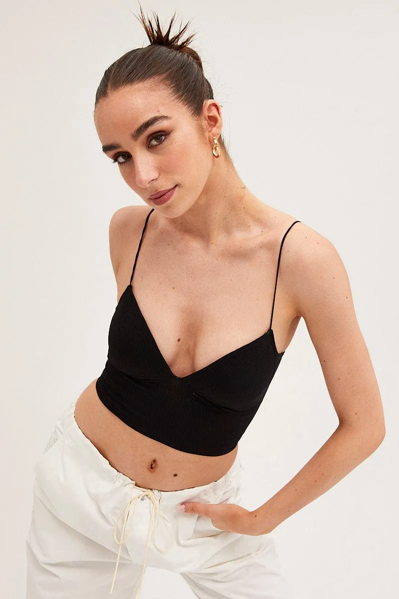 Black Bralette Seamless sold by Ally Fashion