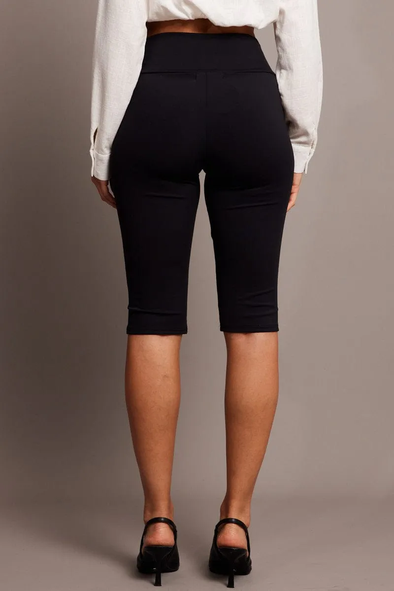 Black Capri Leggings sold by Ally Fashion product image thumbnail 5