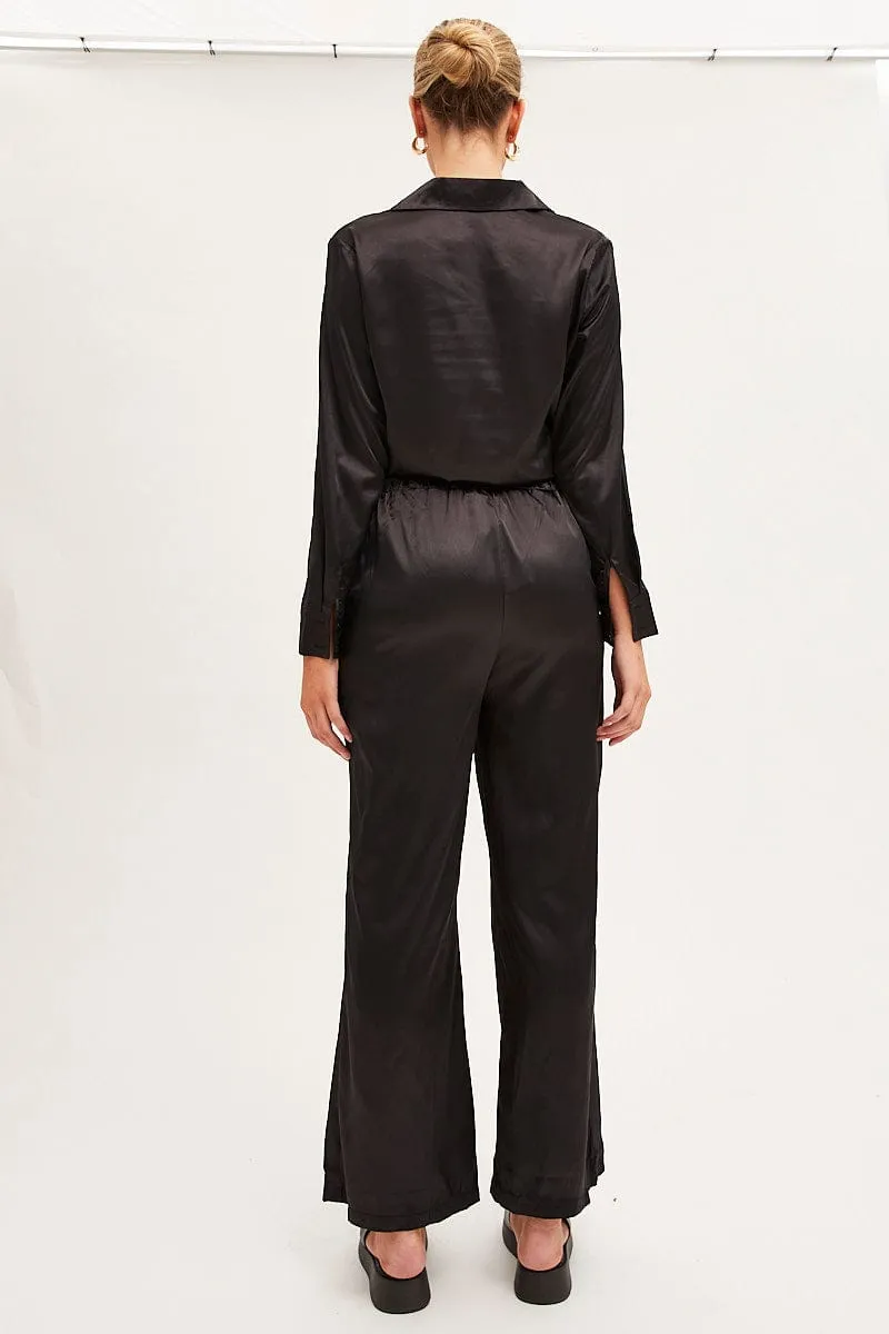 Black Wide Leg Pants sold by Ally Fashion product image thumbnail 5