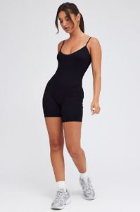 Black Unitard Seamless Activewear sold by Ally Fashion