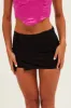 Black Mini Skort Skirt Mid Rise sold by Ally Fashion
