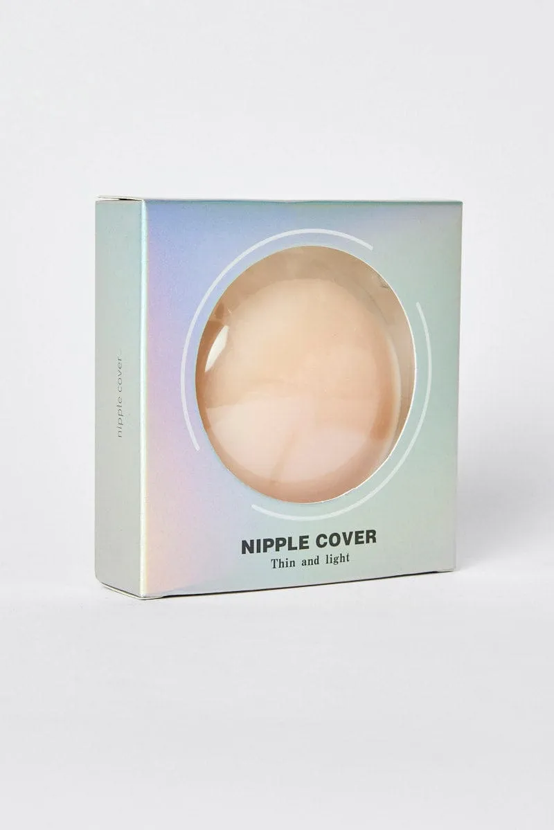 Pink Circular Silicone Nipple Cover sold by Ally Fashion