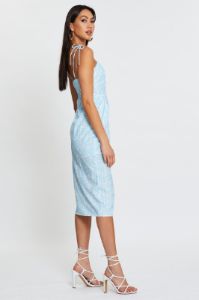 Print Slip Dress Midi sold by Ally Fashion