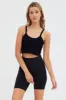 Black Crop Singlet Top Round neck sold by Ally Fashion