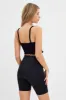 Black Crop Singlet Top Round neck sold by Ally Fashion