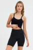 Black Crop Singlet Top Round neck sold by Ally Fashion