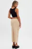 Beige Cargo Skirt Midi Cotton sold by Ally Fashion