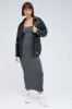 Black Faux Leather Jacket Long Sleeve sold by Ally Fashion