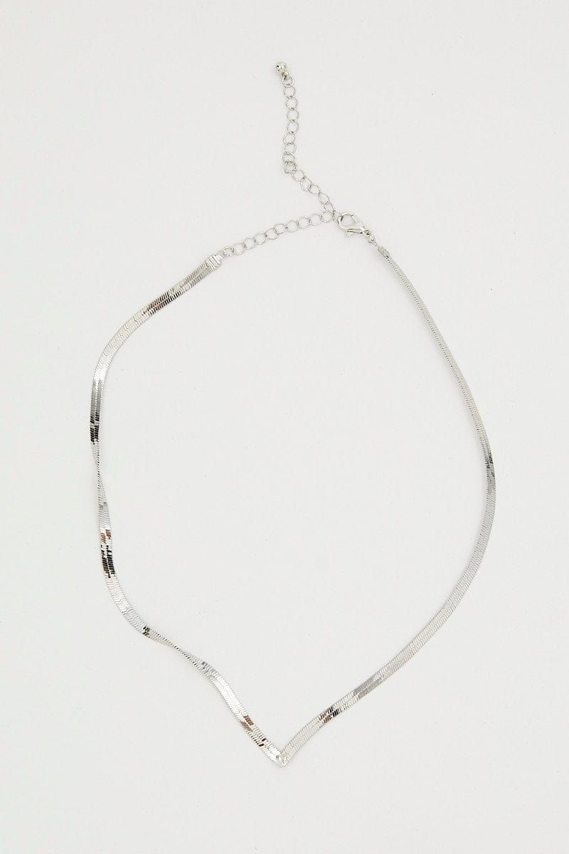 Silver Necklace sold by Ally Fashion product image thumbnail 3
