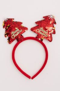 Red Christmas Tree Headband sold by Ally Fashion