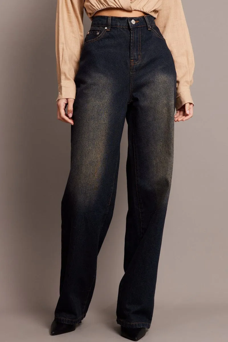 Denim Wide Leg Jean High Rise sold by Ally Fashion product image thumbnail 3