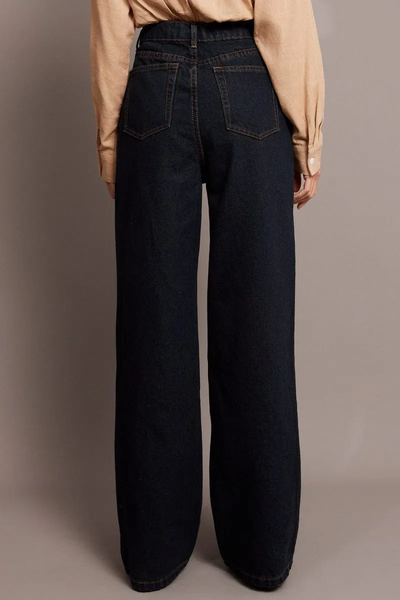 Denim Wide Leg Jean High Rise sold by Ally Fashion product image thumbnail 5