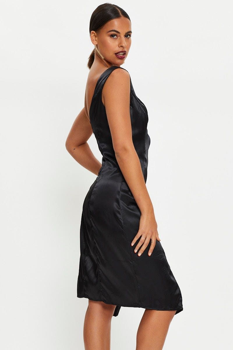 Black Cut Out Midi Dress sold by Ally Fashion product image thumbnail 4